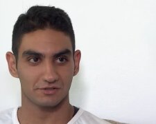 Ahmad, 29, syrischer Flüchtling. Quelle: Youtube Screenshot