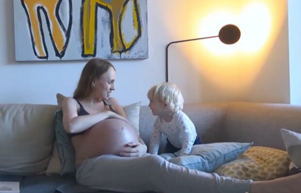Eine bekannte Geschichte der Schwangerschaft. Quelle: Screenshot YouTube