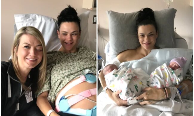 Frau wurde Leihmutter für ihre Zwillingsschwester. Quelle: Screenshot Youtube