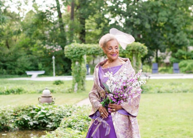 Die schönste: Die 86-jährige Braut wusste, wie man die Menschen  beeindrucken kann
