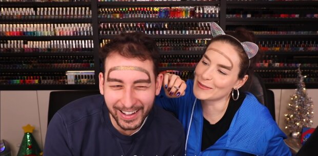 Halo-Eyebrows-Trend. Quelle: Youtube Screenshot