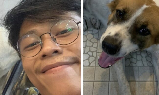 Mann und Hund. Quelle: Screenshot