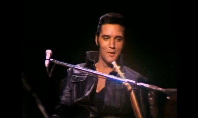 Elvis Presley, 1968. Quelle: Youtube Screenshot
