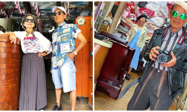 Modische alte Leute. Quelle: Screenshot