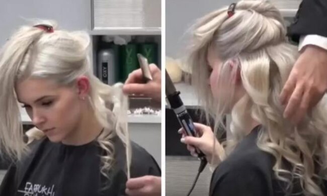 Die Braut bat den Friseur, ihre Haare wie auf dem Foto zu machen, aber er hörte ihr nicht zu