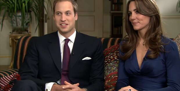 Prinz William und Kate Middleton. Quelle: Youtube Screenshot