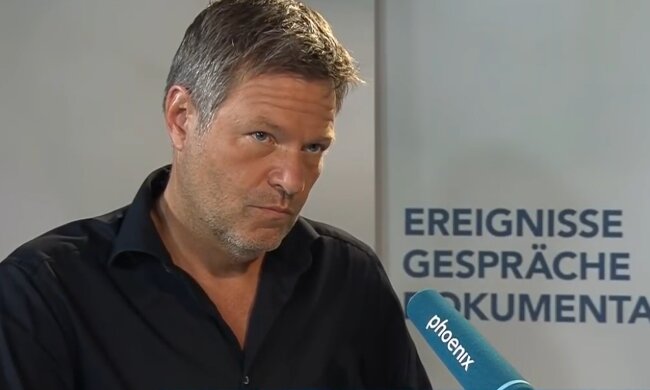 Habeck lobt sich selbst. Quelle: Youtube Screenshot