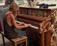 Donald Gould, der obdachlose 'Klaviermann'