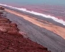 Roter Strand. Quelle: Screenshot YouTube