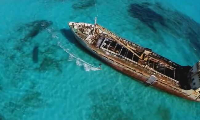 Ein Schiff, das seit Jahren verschwunden ist. Quelle: Youtube Screenshot