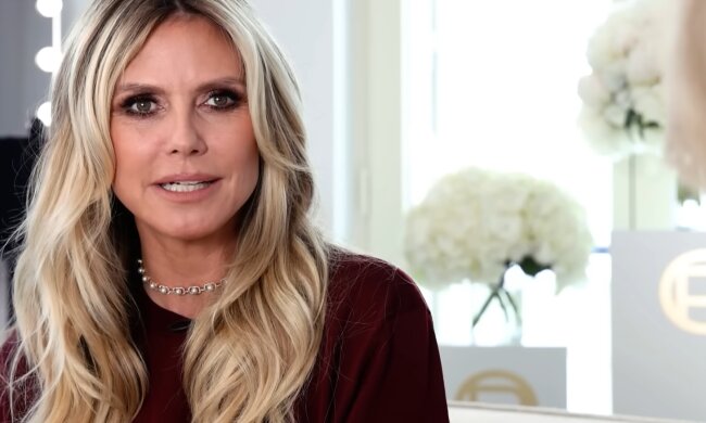 Heidi Klum ganz ohne Styling im Netz zu sehen. Quelle: Youtube Screenshot