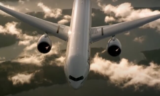 Flugzeug. Quelle: Screenshot YouTube