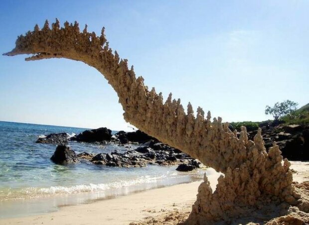 Wunder der Natur: Blitze, die den Sand treffen, schaffen wunderschöne Meisterwerke