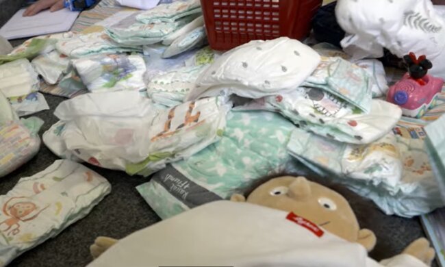 Gebrauchte Windeln. Quelle: Youtube Screenshot