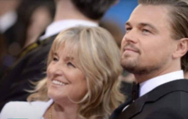 Leonardo DiCaprio und seine Mutter. Quelle: Screenshot YouTube