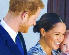 Prinz Harry und Meghan Mvrkle mit Sohn Archie.  Quelle: Getty Images