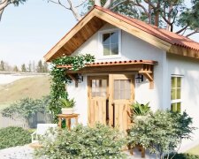 "Meine Familie ist fast obdachlos geworden": Eine alleinerziehende Mutter baute ein Haus für 13.000 Euro