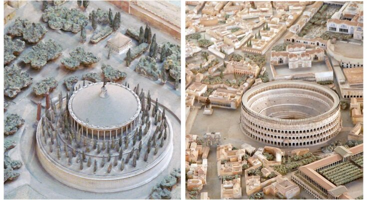 Ein Modell des alten Roms. Quelle: Screenshot