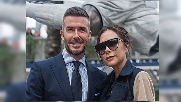 David Beckham mit seiner Frau Victoria. Quelle: viva.com