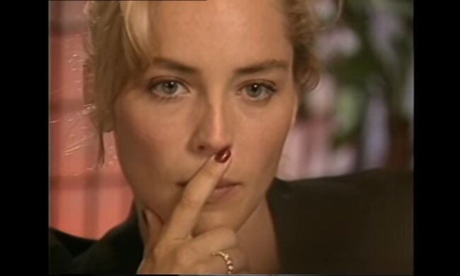 Sharon Stone. Quelle: Youtube Screenshot