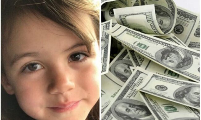 Das Mädchen, das Geld für wohltätige Zwecke gespendet hat. Quelle: Screenshot
