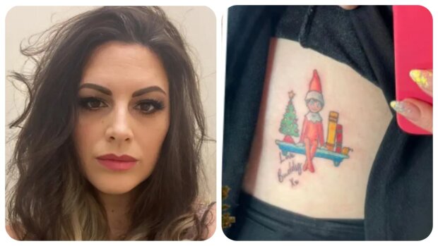 Gemma und ihr Tattoo. Quelle: thesun.com