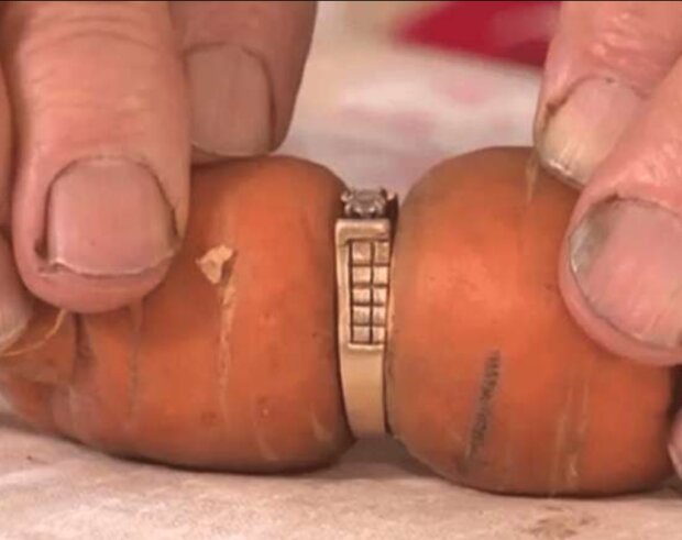 "Geringelte Karotten": 13 Jahre später fand die Frau einen im Garten verlorenen Ehering