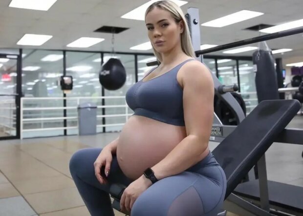Warum eine schwangere Frau während ihrer Schwangerschaft Sport trieb und während der Wehen sogar in die Hocke ging