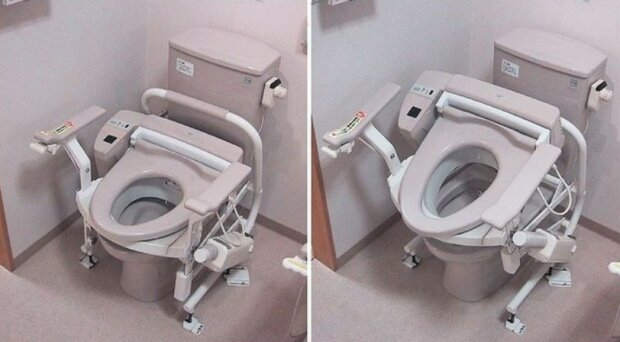 In Europa wird dies nicht verstanden: Die japanische Toilette sieht aus wie ein Raumschiff