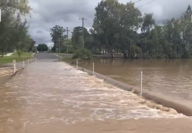 Regenfälle in Australien. Quelle: Screenshot Youtube