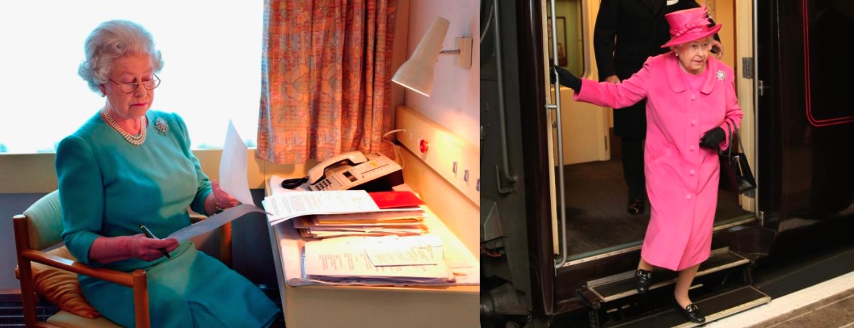 Buckingham Palace on Wheels: Wie funktioniert der persönliche Zug der