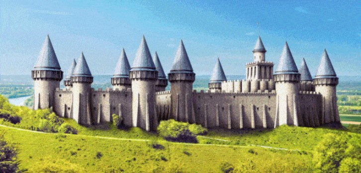 Designer restaurierten das Erscheinungsbild der zerstörten europäischen