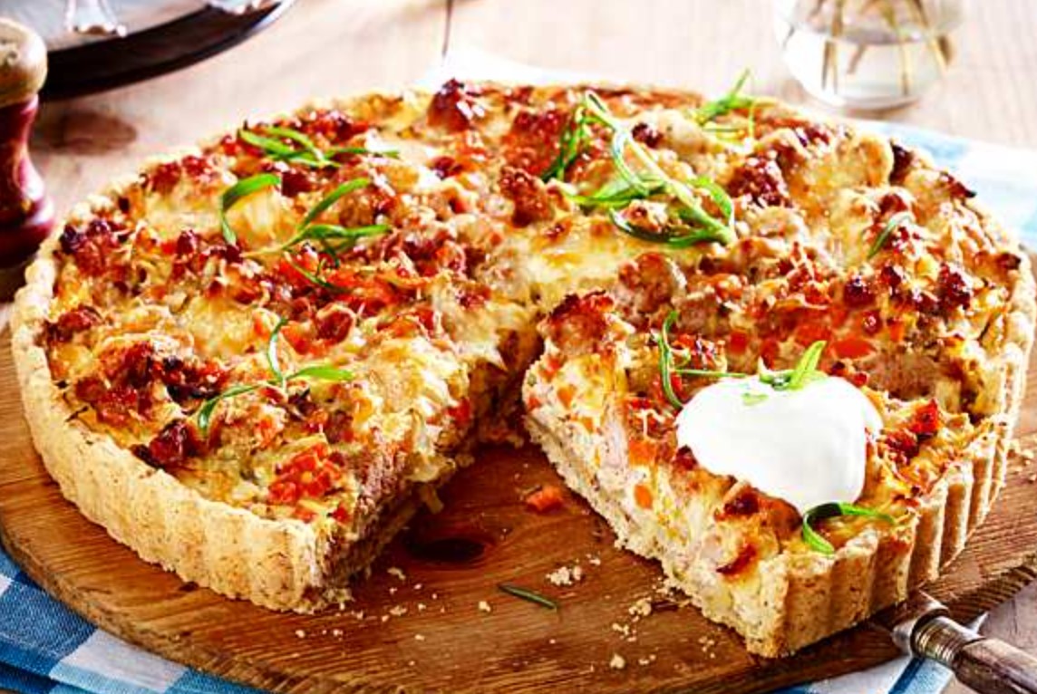 Einfaches Rezept HerbstQuiche mit saisonalem Gemüse. Uberalles